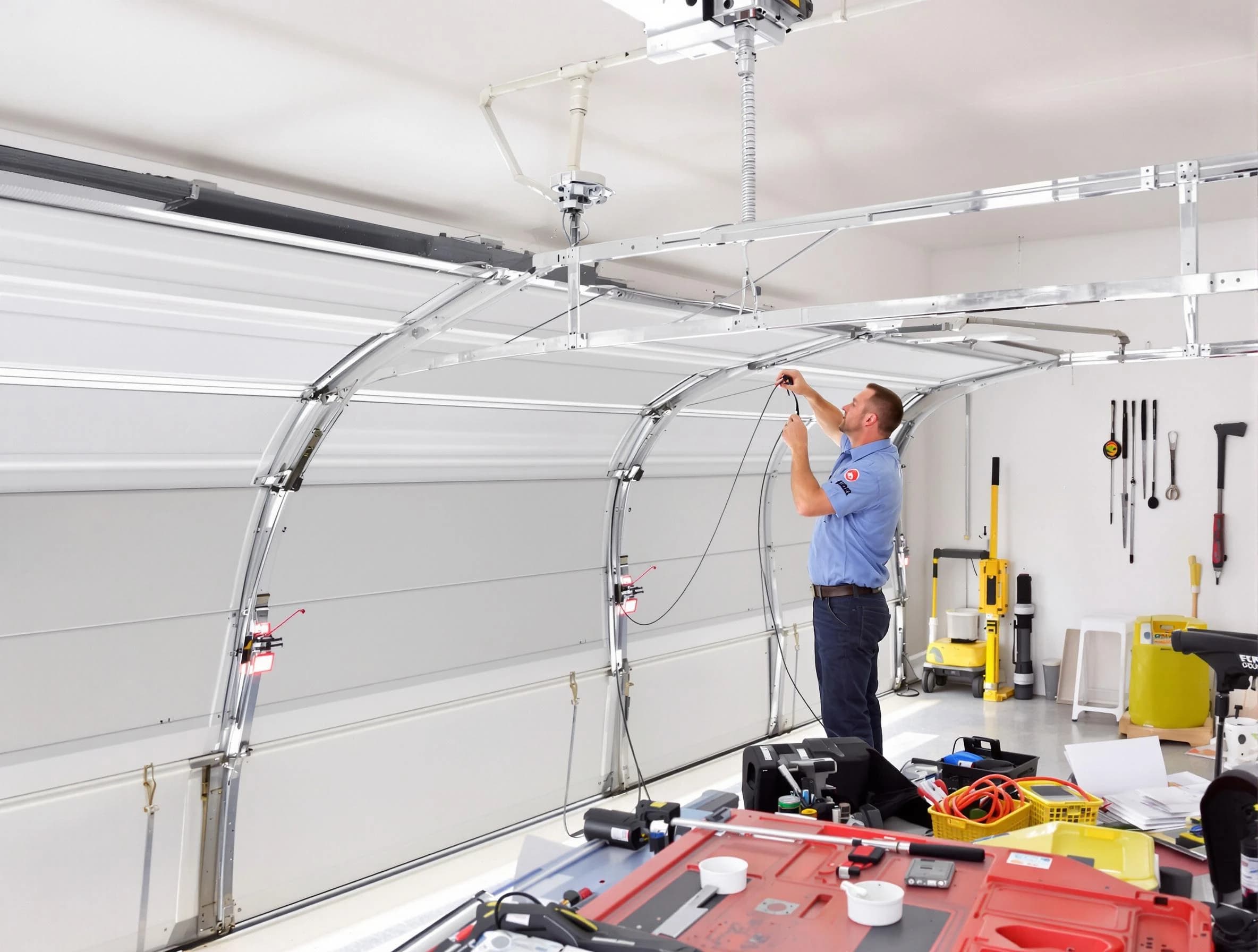 Garage door cable repair service by Portsmouth Garage Door Repair in Portsmouth