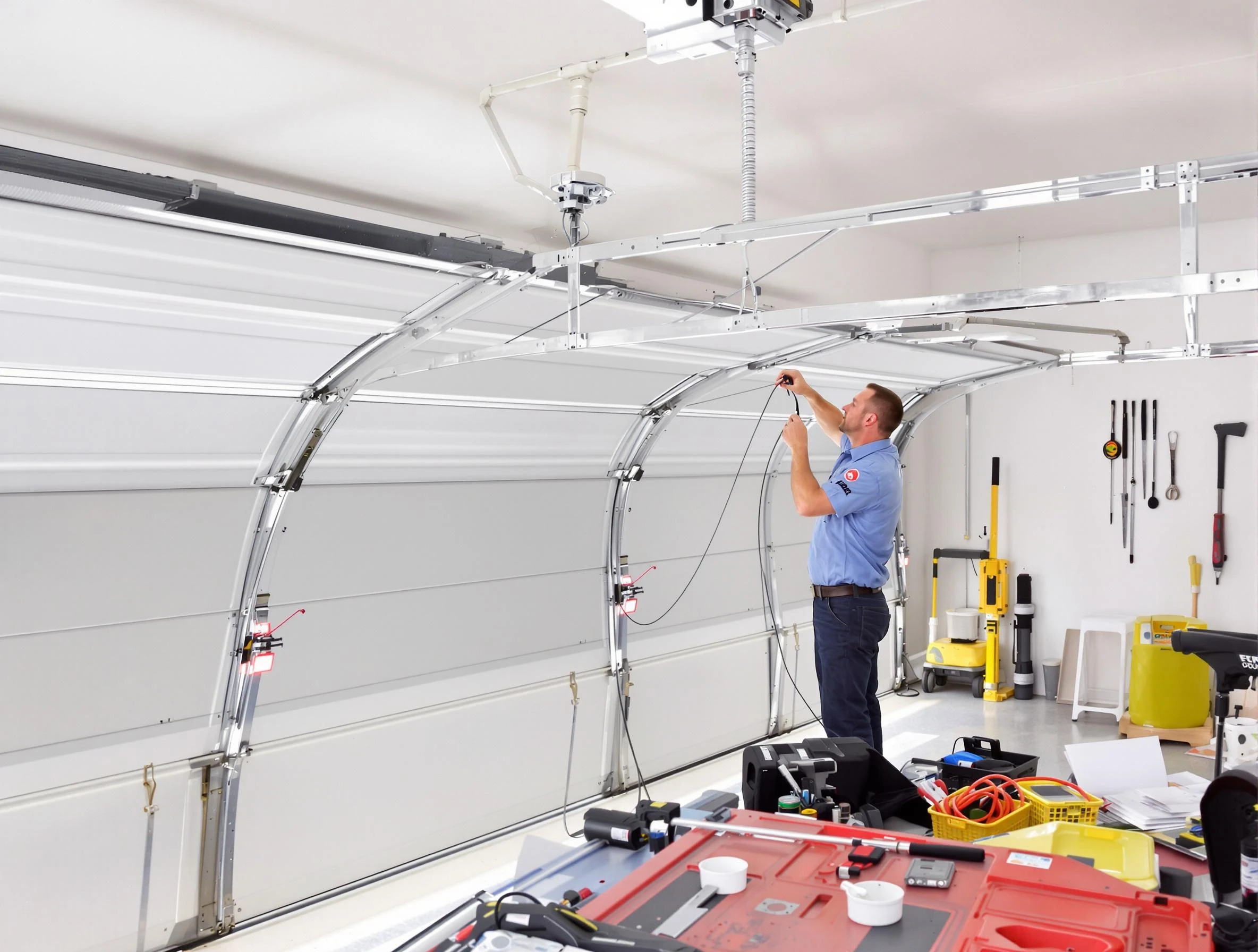 Garage door cable repair service by Portsmouth Garage Door Repair in Portsmouth