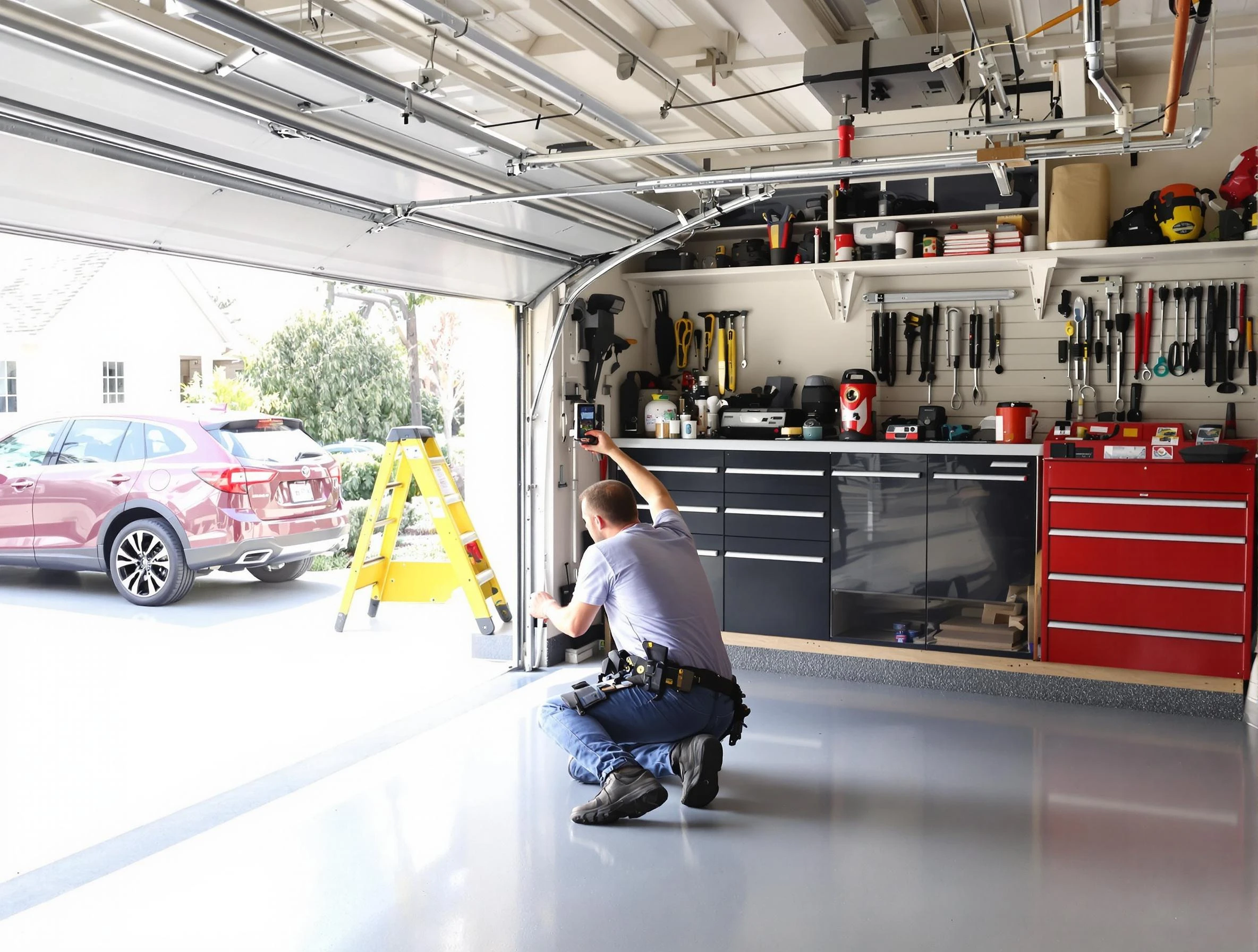 Local garage door repair service by Portsmouth Garage Door Repair in Portsmouth