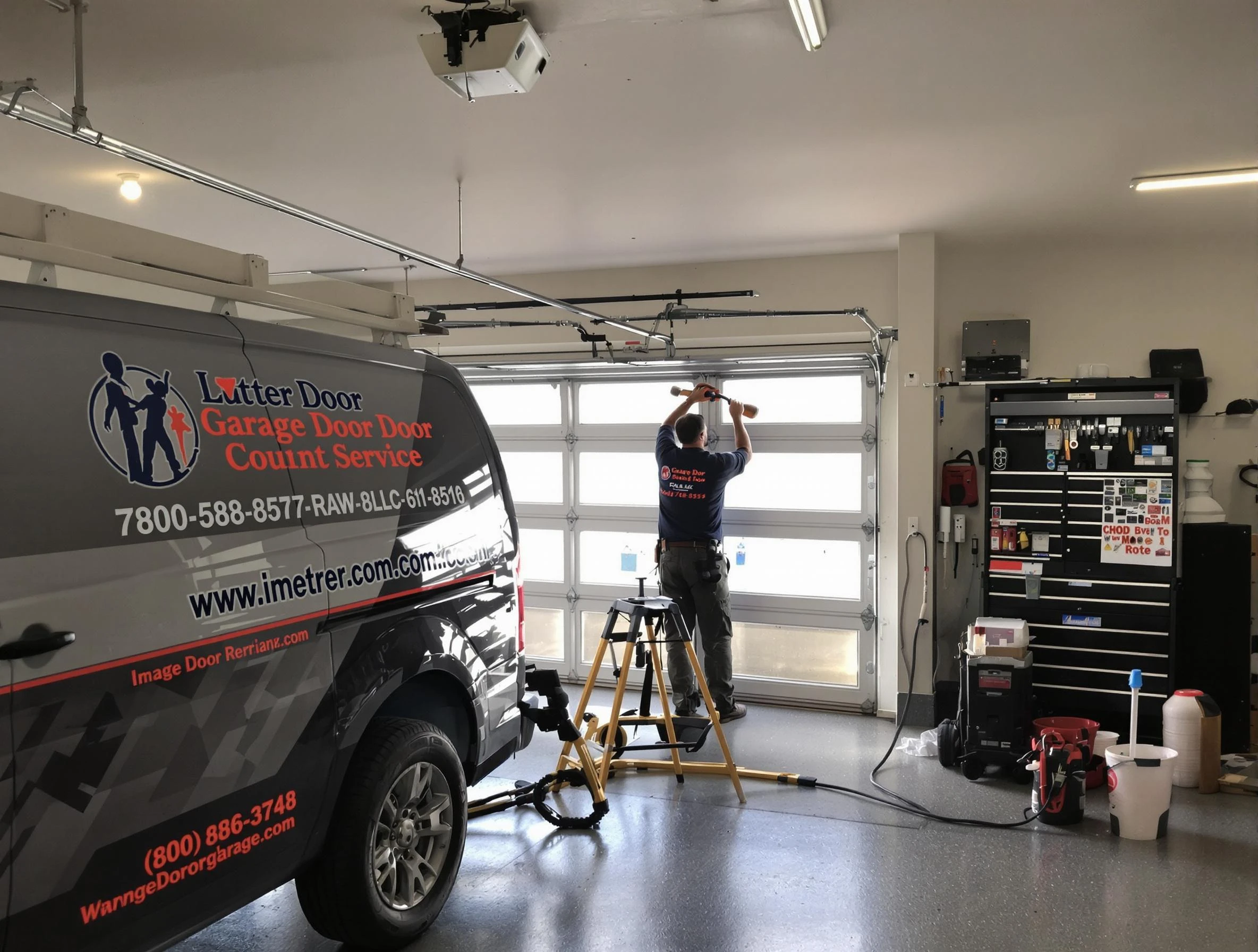 Portsmouth Garage Door Repair rapid response team performing same-day repair in Portsmouth